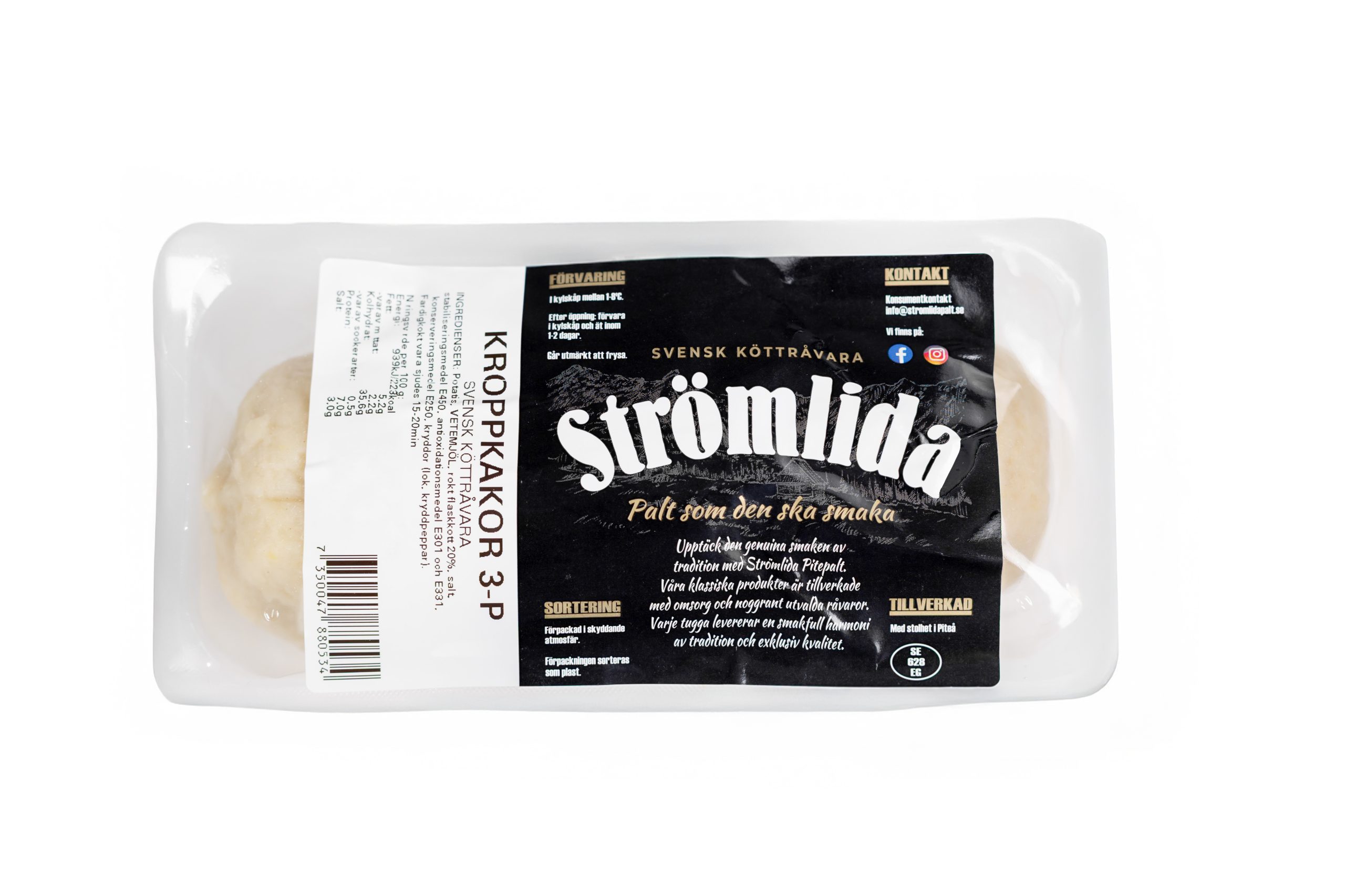 Strömlida Kroppskakor 3-pack